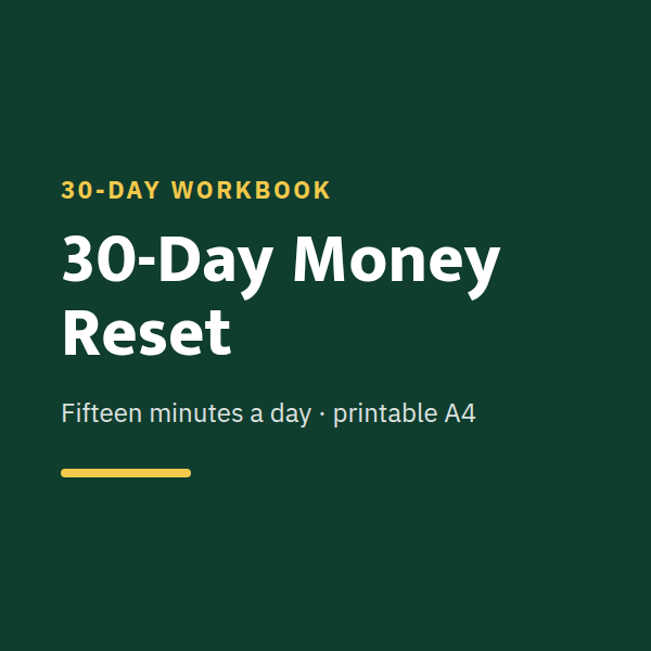 30-Day Money Reset cover